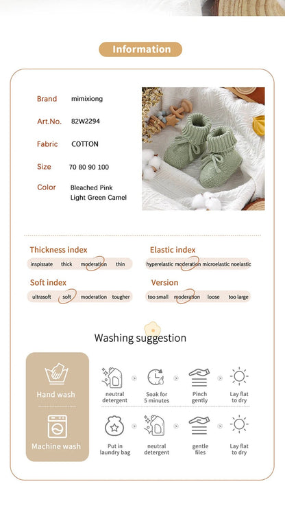 🧶 Chaussons Bébé Tricotés™ - Planète bébé