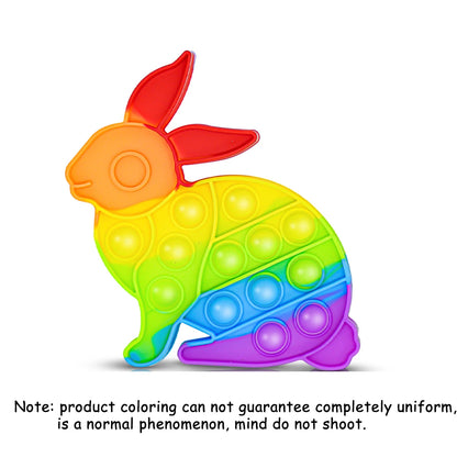 Fidget en Silicone Arc-en-Ciel