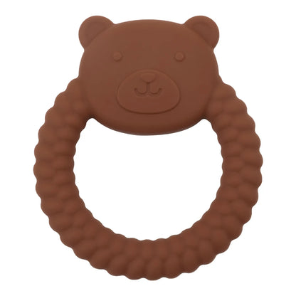 🦷🎁 Anneau de Dentition en Silicone – Cadeau Bébé – Jouet à Mâcher Durable et Sûr pour Nouveau-né™