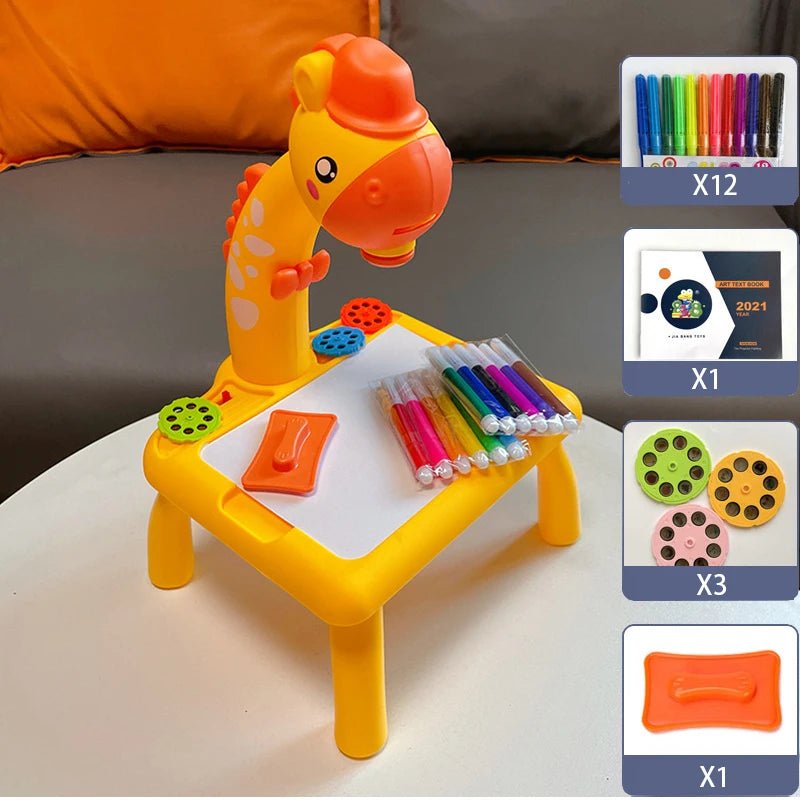 Table de dessin projecteur LED enfant - Planète bébé