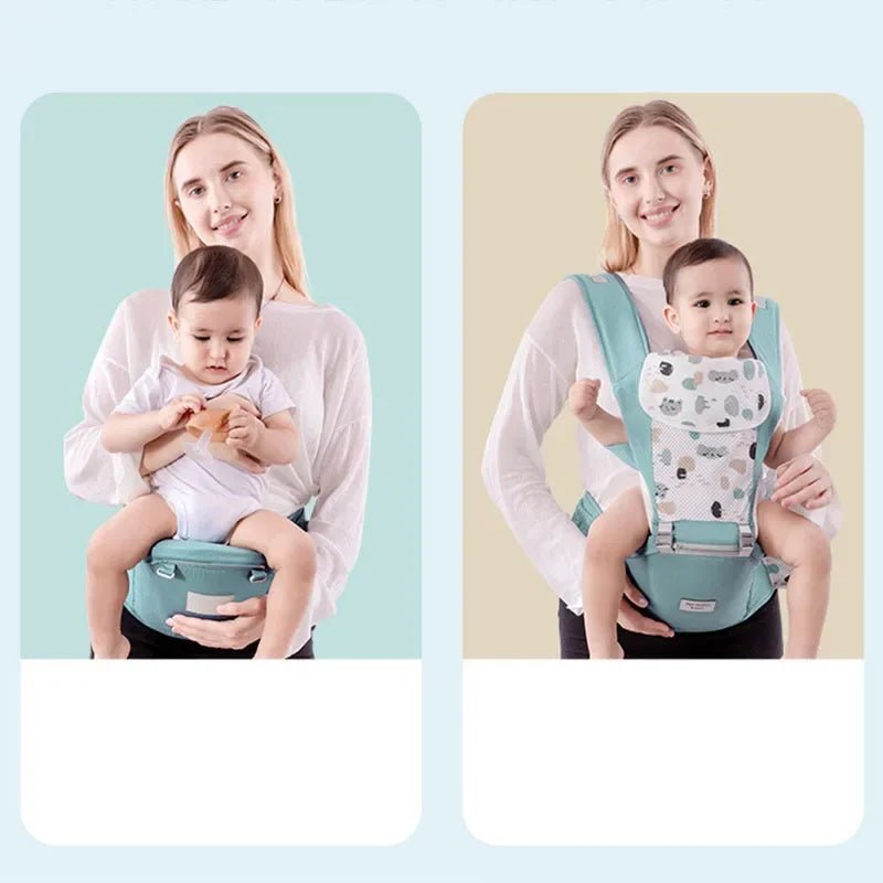 🧡 Porte-bébé Ergonomique avec Siège – 0 à 48 Mois | Multi-positions &amp; Grand Confort™ - Planète bébé