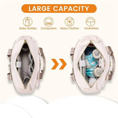 Sac à dos maternité étanche tapis à langer inclus - Planète bébé
