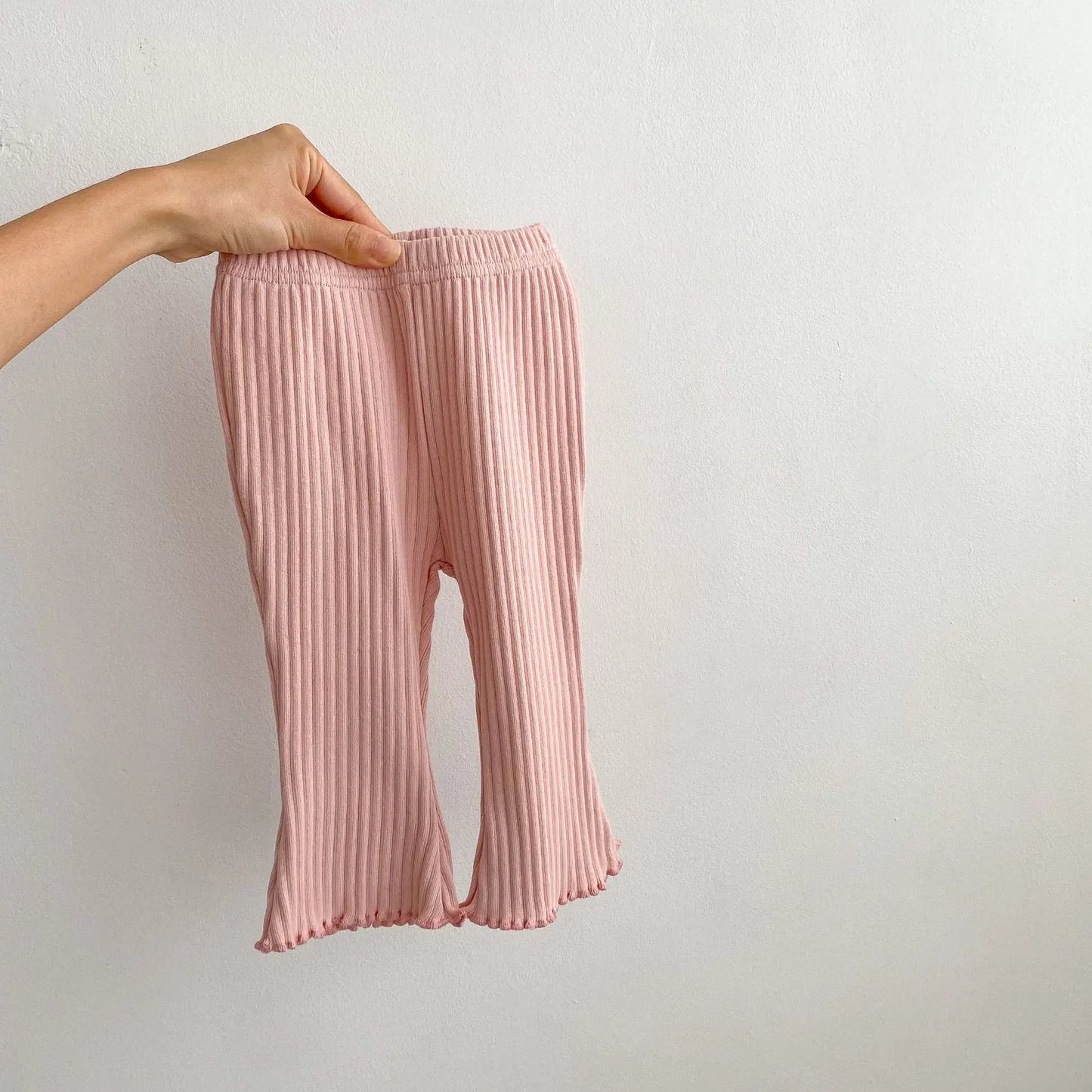 Pantalon Bébé Slim en Coton – Taille Élastique Confortable – Coupe Bootcut Unisexe 1-3 Ans™