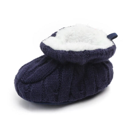 Chaussons Tricotés "Cocon de Douceur" – Maille Souple &amp; Intérieur Coton