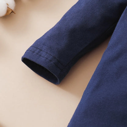 👶 Body Bébé 2 Pièces – Lettrage Mode + Bonnet – Manches Longues – 0 à 12 Mois™ - Planète bébé