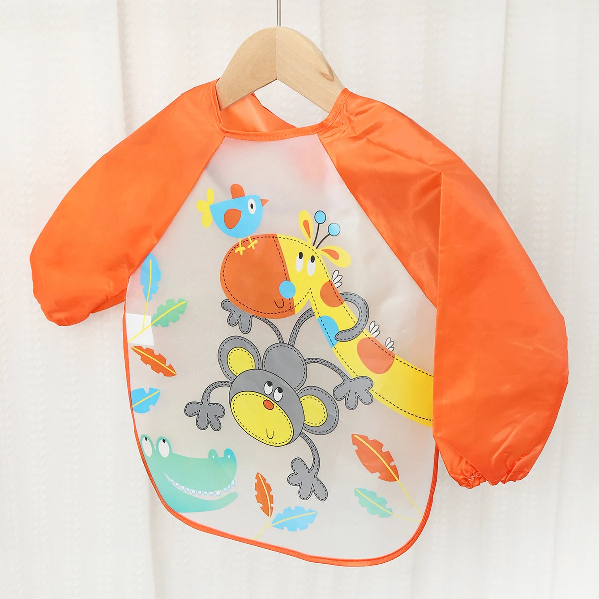Bavoir Manche Longue Waterproof en EVA pour Bébé – Tablier de Repas Anti-Taches – Ultra Léger &amp; Facile à Nettoyer™
