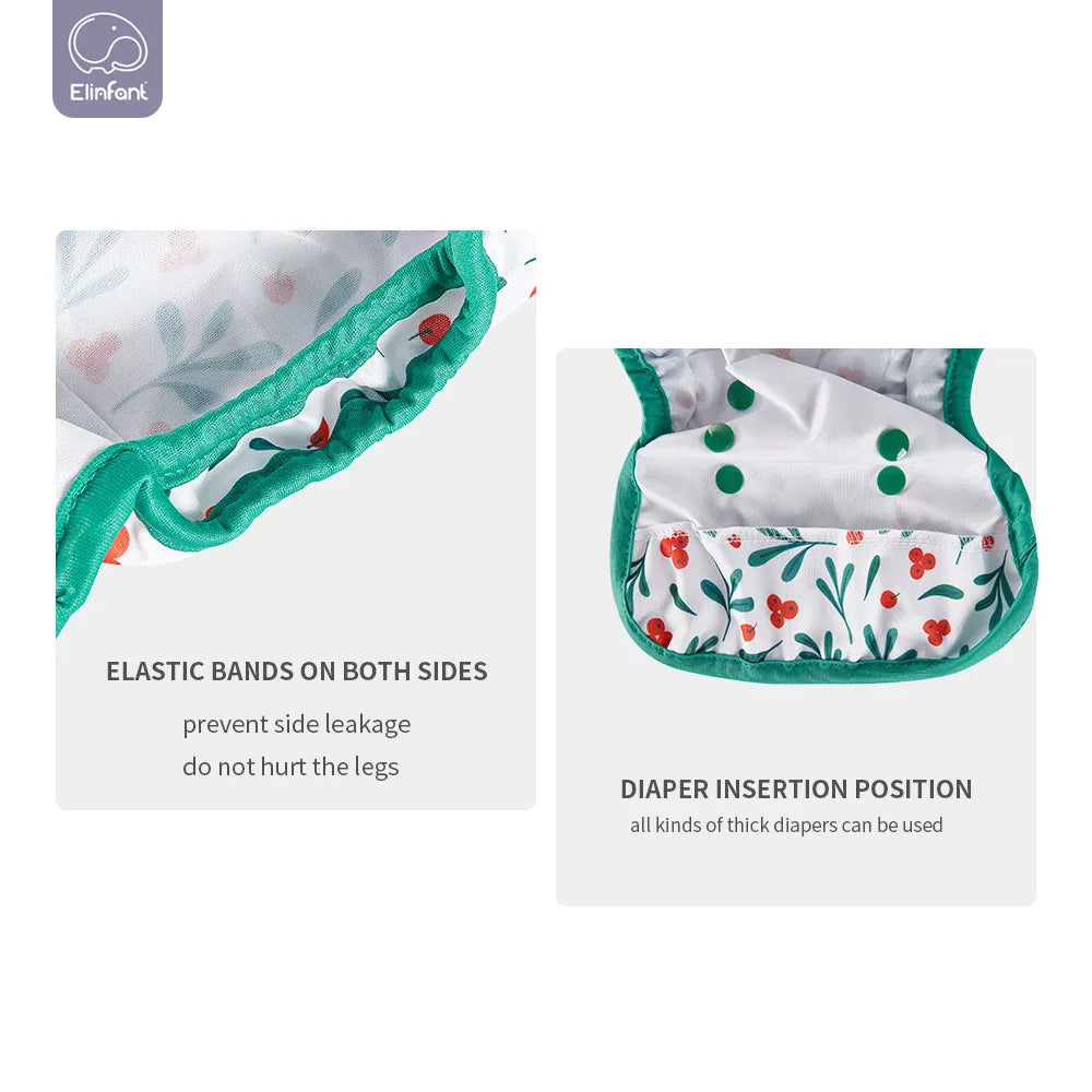 🍼🦊 Culotte de Protection Bébé HappyFlute – Imprimé Cartoon – Étanche &amp; Respirante – 0-6kg™