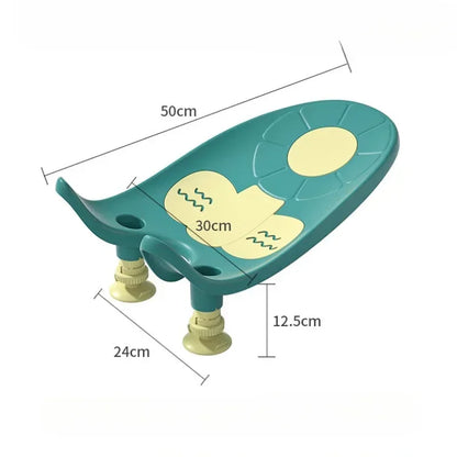 🛁👶 Support de Bain pour Bébés – Rack Multifonction pour Bain de Hanche – Tapis Antidérapant – Accessoire Douche Bébé Fille &amp; Garçon - Planète bébé