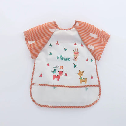 Bavoir Manche Longue Waterproof en EVA pour Bébé – Tablier de Repas Anti-Taches – Ultra Léger &amp; Facile à Nettoyer™