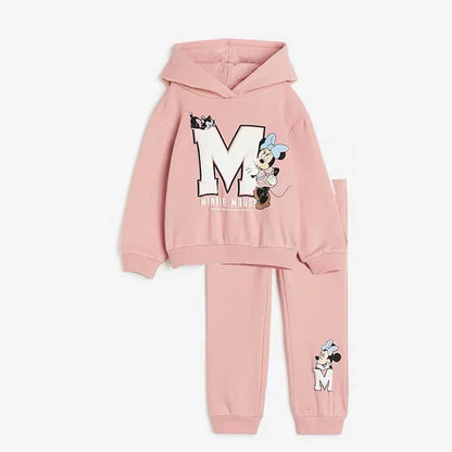 Ensemble Vêtements Bébé Minnie &amp; Mickey – Sweat à Capuche et Leggings Cartoon 2 Pièces™