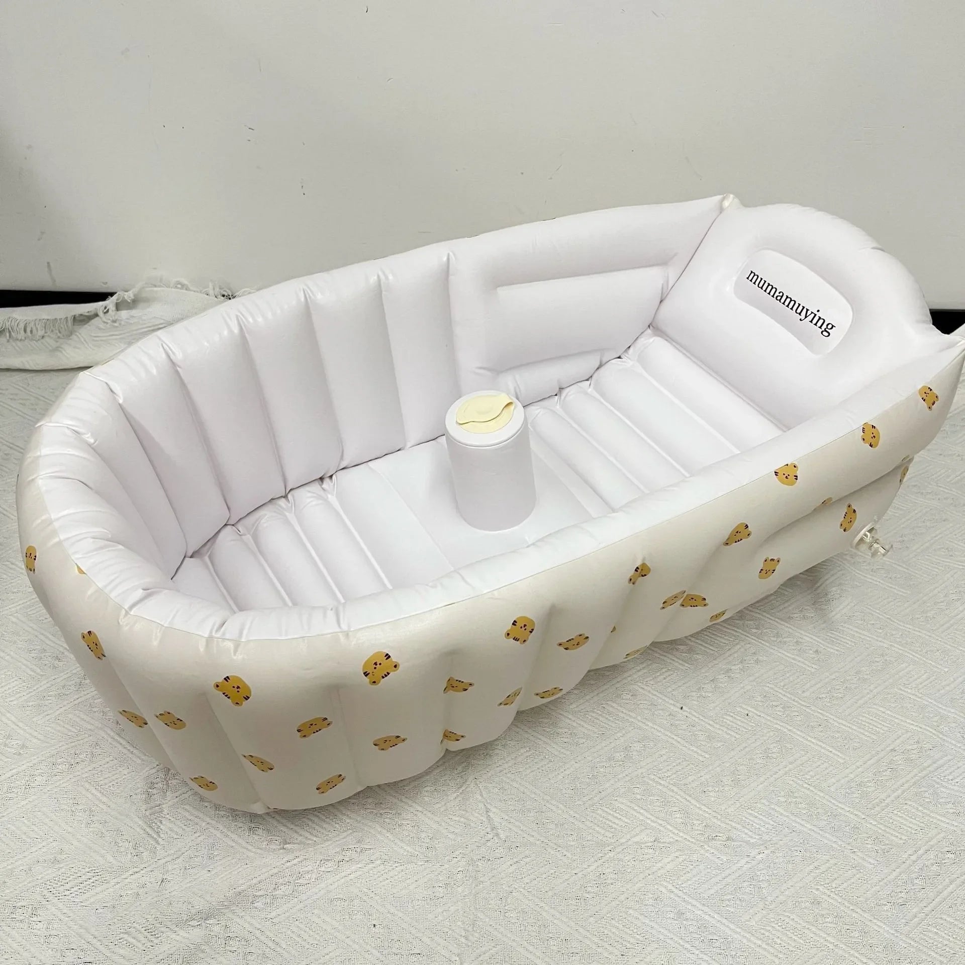 🛁💖 Baignoire Gonflable Bébé – Design "Ins Style" – Matériau Écologique &amp; Inodore – Sécurité &amp; Confort Ultimes™ - Planète bébé