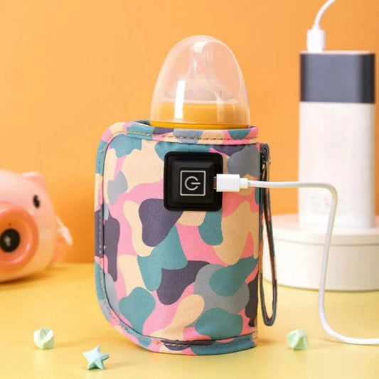 🍼❄️ Chauffe-Biberon USB Nomade – Housse Isotherme pour Biberon – Idéal pour l’Hiver &amp; les Déplacements™ - Planète bébé