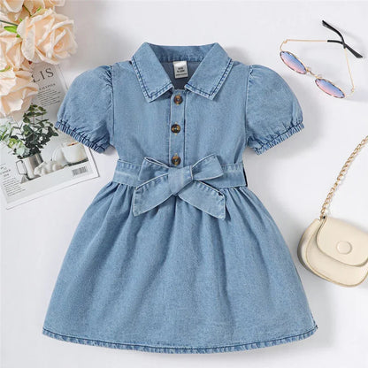 👗 robe en jean bébé fille