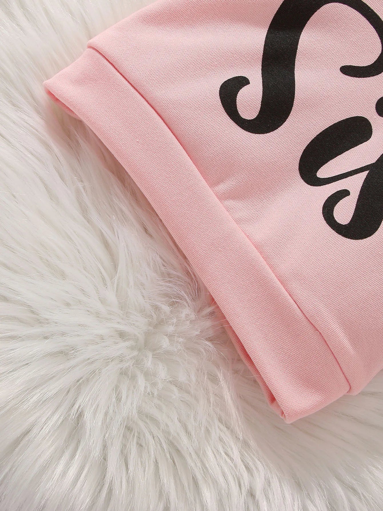 Ensemble Automne 2 Pièces Bébé Fille – Hoodie à Lettres avec Nœud + Pantalon – Tenue Sportive Confort 1-3 Ans™