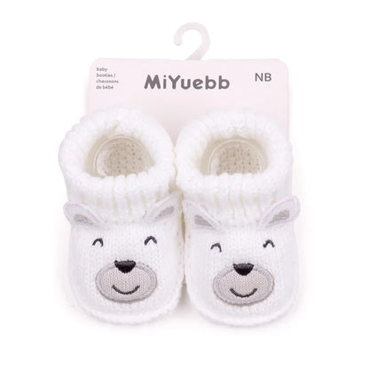 🧦🐾 Chaussettes Bébé Antidérapantes – Motif Animal – Coton Doux et Respirant™
