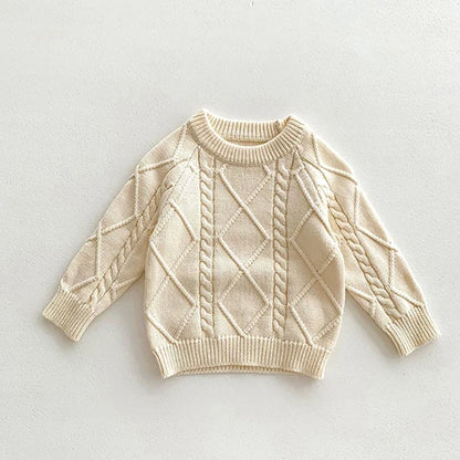 🧶🍂 Ensemble Bébé Tricoté – Style Coréen – Automne/Hiver – Unisexe 0-12 Mois™