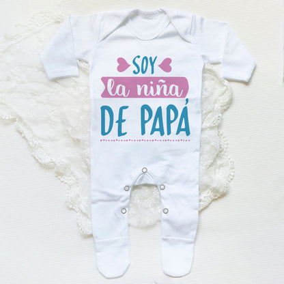 👶💖 Barboteuse Bébé "I Am Daddy's Girl" – Tenue Naissance &amp; Cadeau de Baby Shower – Mixte – Manches Longues™ - Planète bébé