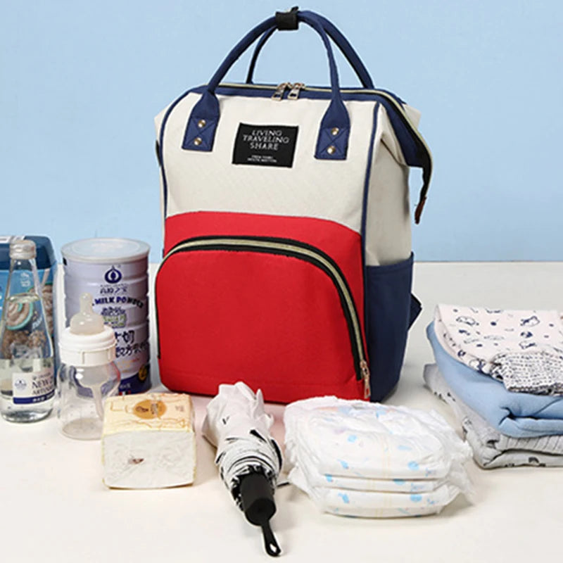 🎒👶 Sac à Langer Maman en Toile – Grande Capacité &amp; Isolation Thermique – Sac à Dos de Voyage Multifonctionnel™ - Planète bébé