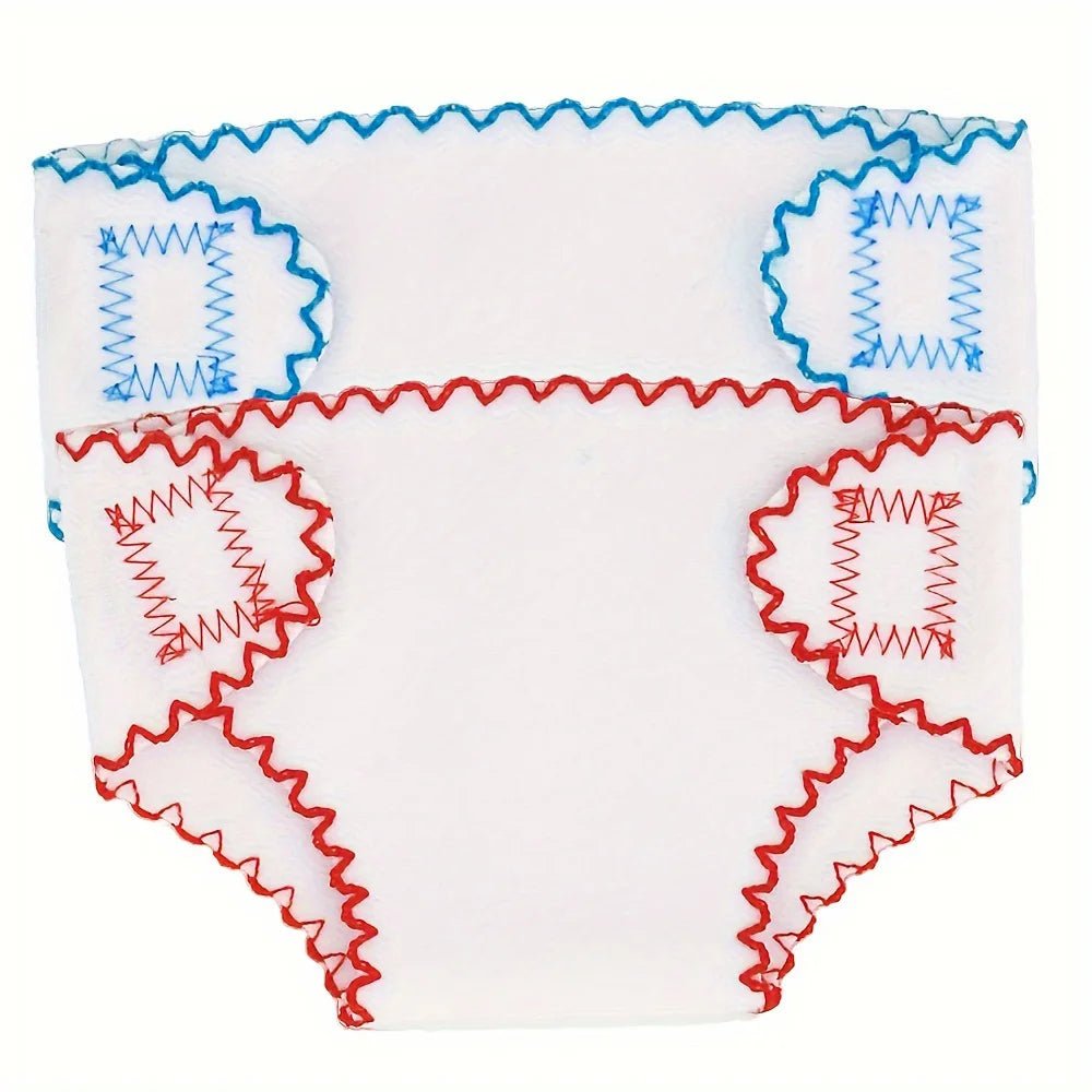 Lot de 2 Couches &amp; Sous - vêtements pour Poupées - Planète bébé