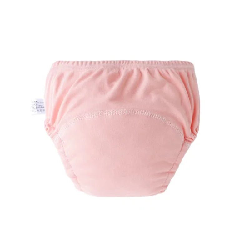 4PCS Pure Plain Solid Color Soft Baby Boys Girls Toddler Training Pants Toilet Pee Potty Learning Underwear Cotton Diaper™ - Planète bébé
