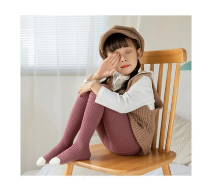 Collants Bébé en Coton Côtelé – Confort