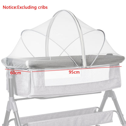 🦟 Moustiquaire Universelle pour Lit Bébé – Pliable, Portable &amp; Anti - Moustiques – Utilisable en Toute Saison™ - Planète bébé