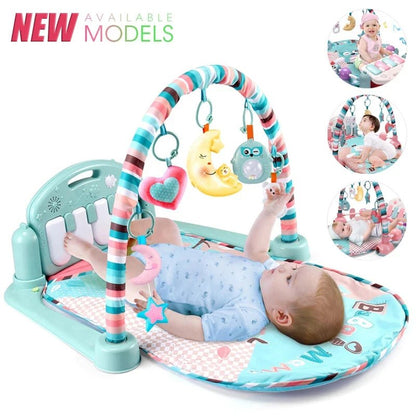 Tapis d’Éveil Musical Bébé – Gym d’Activité avec Piano - Planète bébé