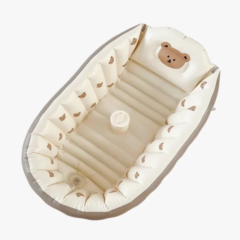 🛁💖 Baignoire Gonflable Bébé – Design "Ins Style" – Matériau Écologique &amp; Inodore – Sécurité &amp; Confort Ultimes™ - Planète bébé