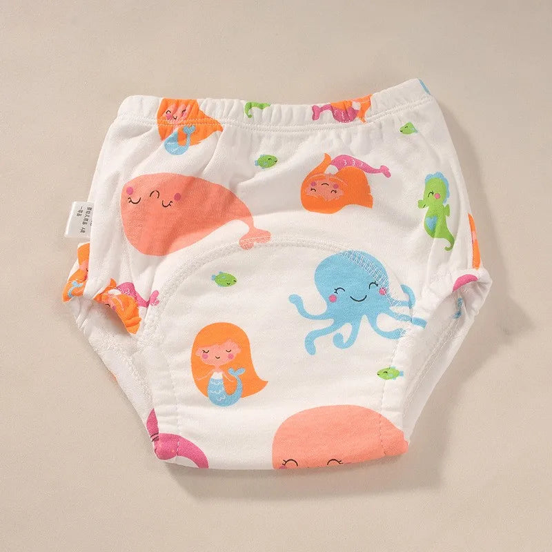 🩲👶 Culotte d'Apprentissage Bébé – Coton Lavable – Couleur Unie – 1 à 3 Ans™