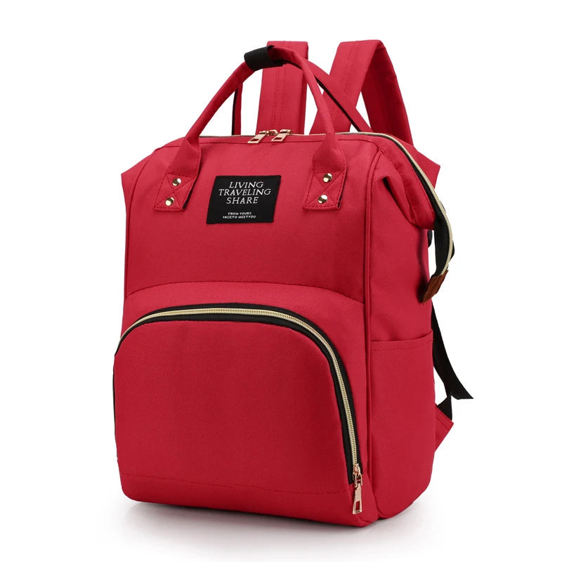 🎒👶 Sac à Langer Maman en Toile – Grande Capacité &amp; Isolation Thermique – Sac à Dos de Voyage Multifonctionnel™