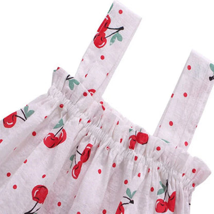 👗☀️ Ensemble Été Bébé Fille – Robe Imprimée + Culotte PP – 2 Pièces – Ultra Léger &amp; Confortable – Lawadka™ - Planète bébé