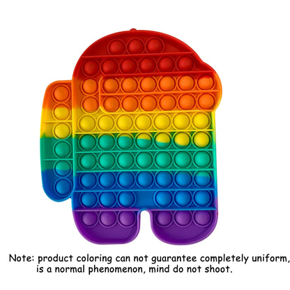 Fidget en Silicone Arc-en-Ciel