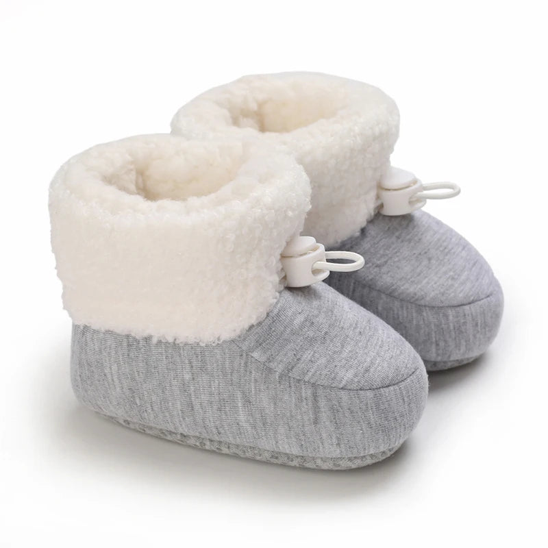 🧣❄️ Bottillons d’Hiver Bébé – Coton Chaud &amp; Semelle Antidérapante – Premiers Pas – 0 à 18 Mois™