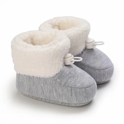🧣❄️ Bottillons d’Hiver Bébé – Coton Chaud &amp; Semelle Antidérapante – Premiers Pas – 0 à 18 Mois™