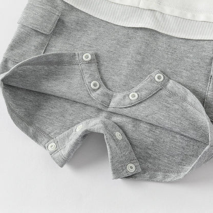 👶 Barboteuse Bébé Garçon Dave &amp; Bella – Manches Courtes – 100% Confort Été – 6 à 24 Mois ™ - Planète bébé