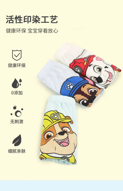 Lot de 3 Culottes Coton Enfants – Motifs Cartoon PAW PATROL™