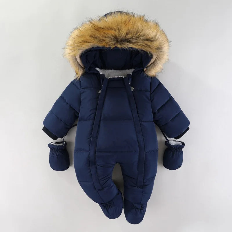 Combinaison Hiver Chaude avec Gants pour Bébé™