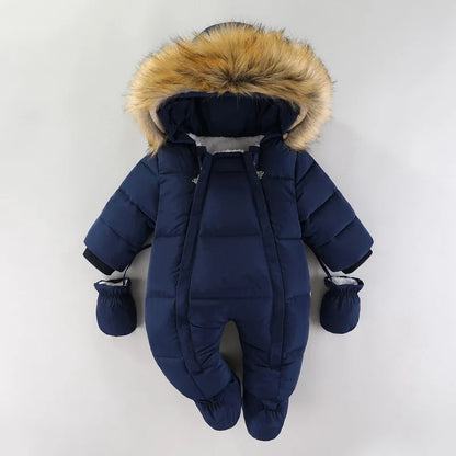 Combinaison Hiver Chaude avec Gants pour Bébé™