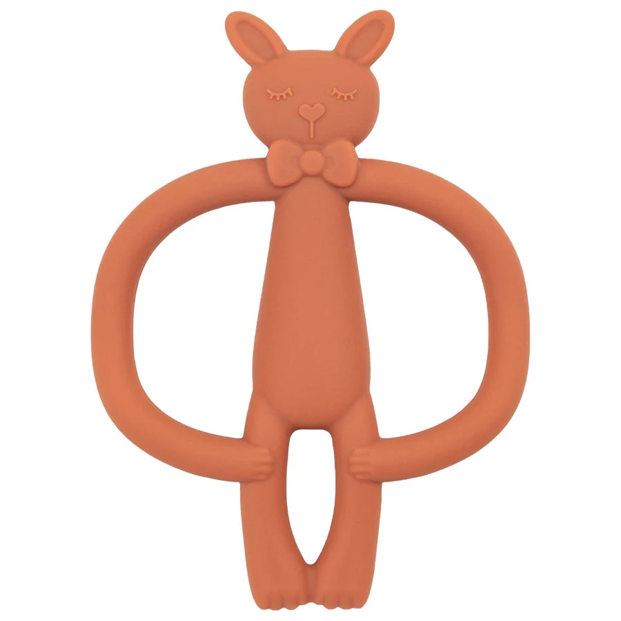 🦷🎁 Anneau de Dentition en Silicone – Cadeau Bébé – Jouet à Mâcher Durable et Sûr pour Nouveau-né™