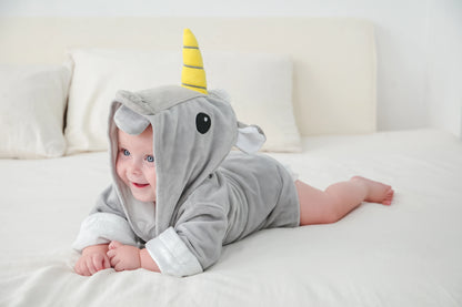 🛁 Peignoir de Bain Enfant à Capuche – Motif Cartoon – Cape de Bain Douce &amp; Confortable™ - Planète bébé