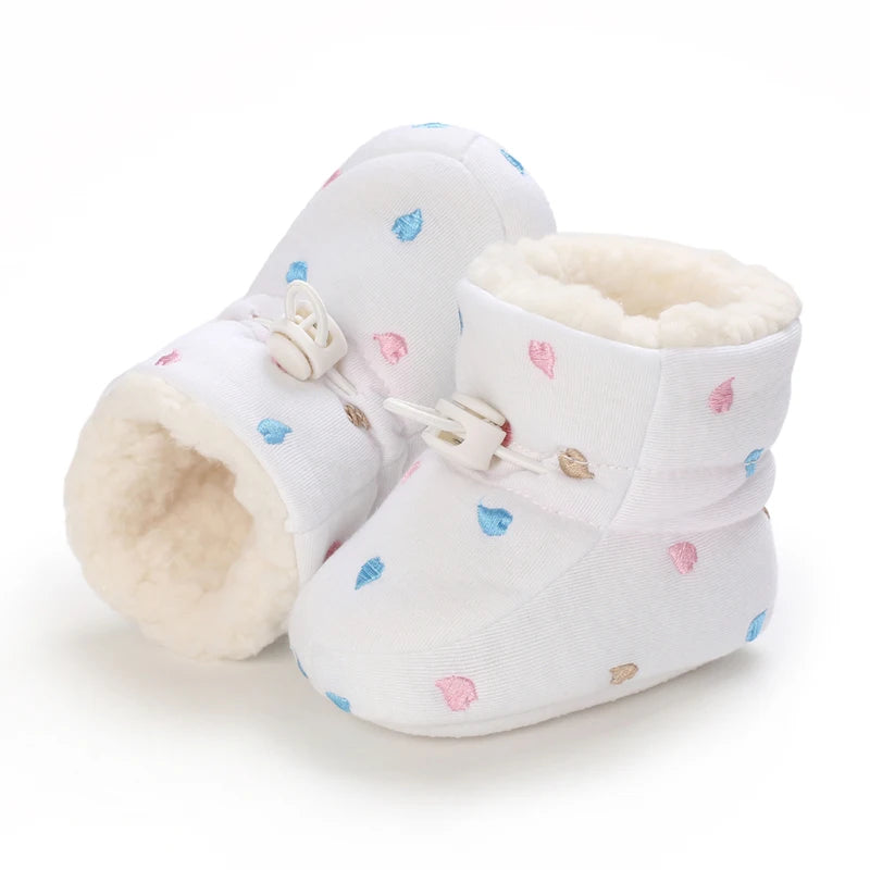 🧣❄️ Bottillons d’Hiver Bébé – Coton Chaud &amp; Semelle Antidérapante – Premiers Pas – 0 à 18 Mois™