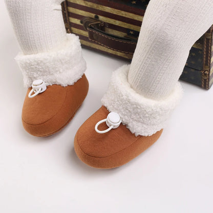 🧣❄️ Bottillons d’Hiver Bébé – Coton Chaud &amp; Semelle Antidérapante – Premiers Pas – 0 à 18 Mois™