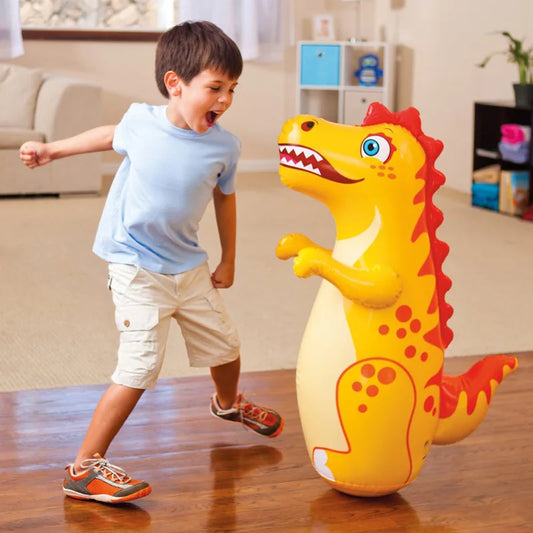 🦖 Sac de Boxe Gonflable Tumbler pour Enfants – Jouet Ludique &amp; Anti-Stress™