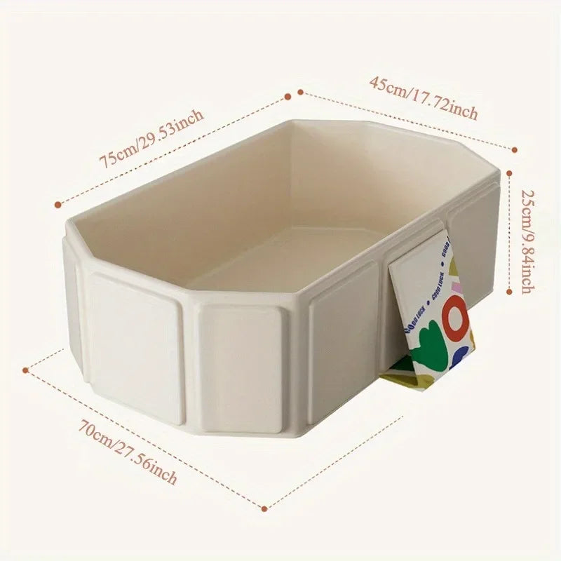 Baignoire Bébé Pliable – Grand Format PVC Épais – Portable, Durable &amp; Polyvalente