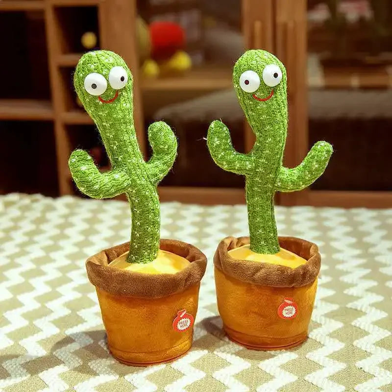 Cactus Dansant et Parlant Électronique pour Enfants – Peluche Musicale Interactive avec 120 Chansons et Lumières™