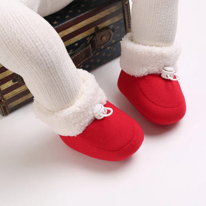 🧣❄️ Bottillons d’Hiver Bébé – Coton Chaud &amp; Semelle Antidérapante – Premiers Pas – 0 à 18 Mois™
