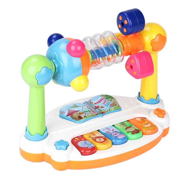 🎹 Piano Musical Bébé Rotatif – Sons &amp; Lumières – Jouet Éducatif Précoce™ - Planète bébé