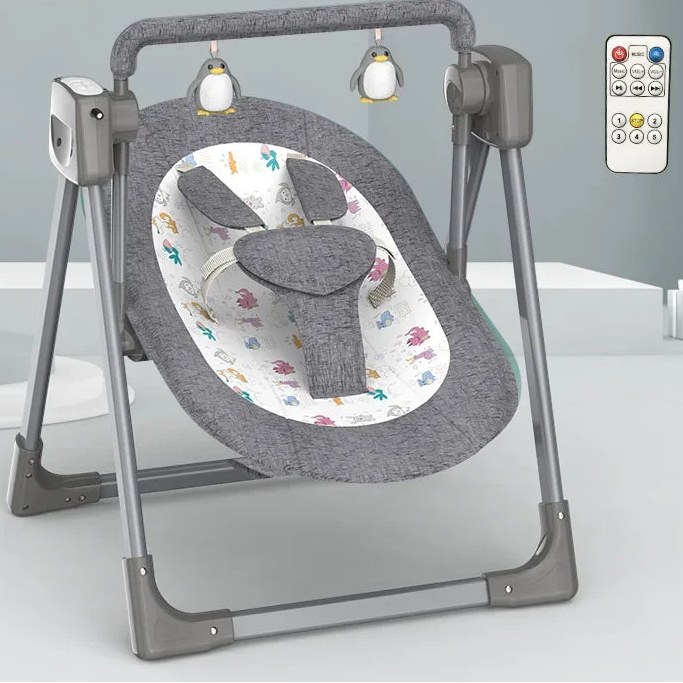 Berceau Pliable Électrique Portable pour Bébé 0-36 Mois™