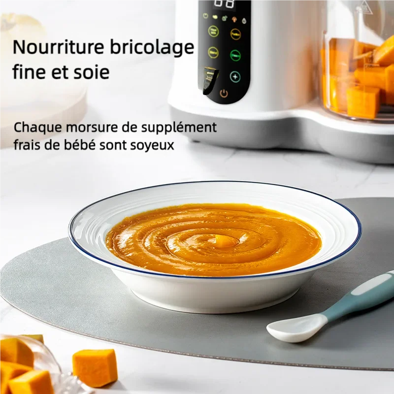 🥣👶 Robot Multifonction pour Alimentation Bébé – Cuiseur Vapeur, Mixeur, Chauffe-Lait &amp; Afficheur de Température™ - Planète bébé
