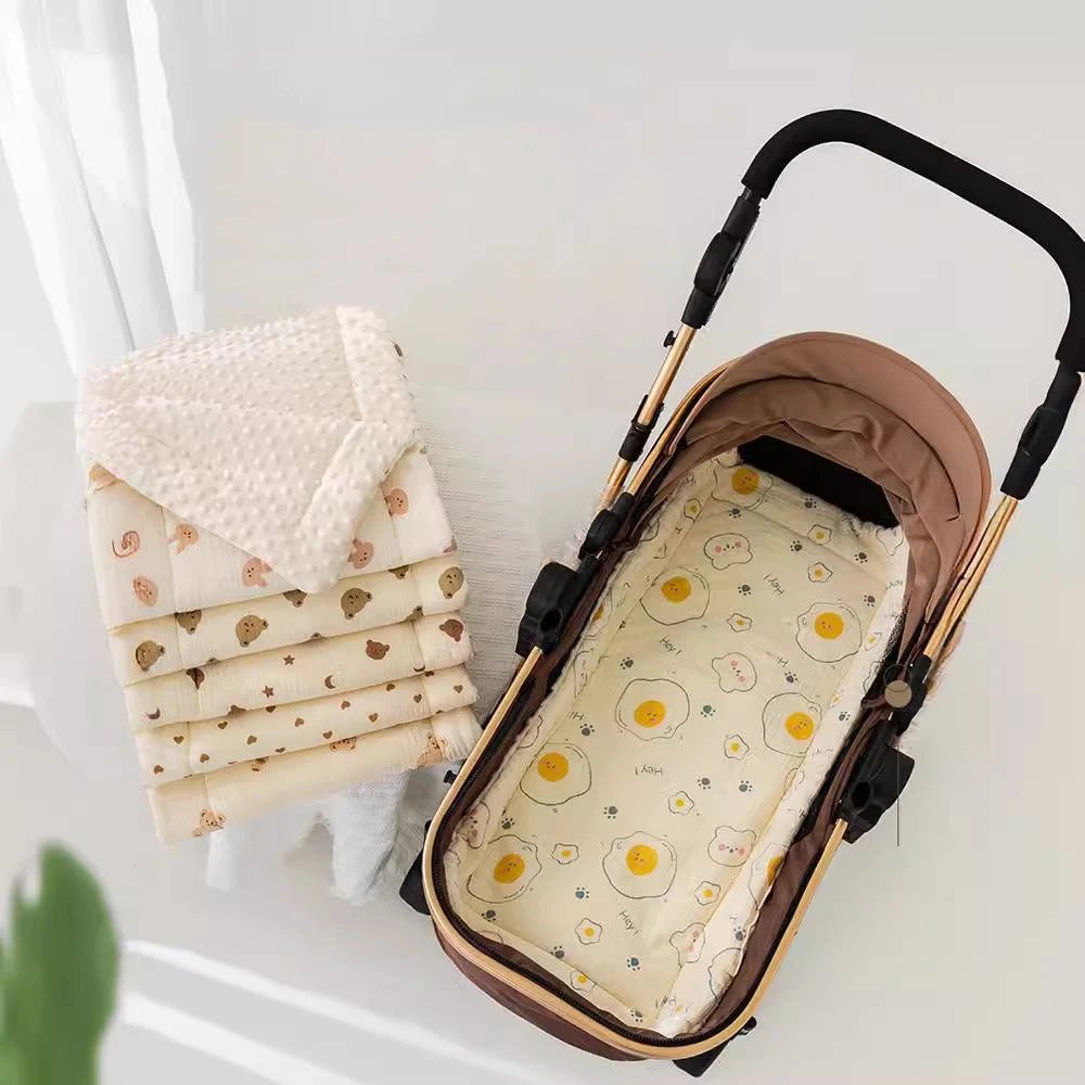 🍼 Coussin de Siège pour Poussette – Matelas Doux et Confortable – Accessoire Universel pour Bébé™ - Planète bébé